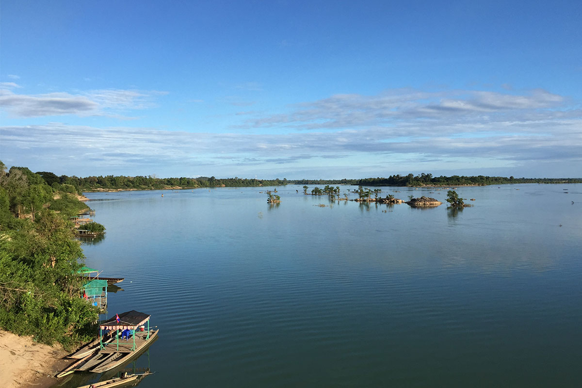 Flusspanorama-Laos-Viertausend-Inseln